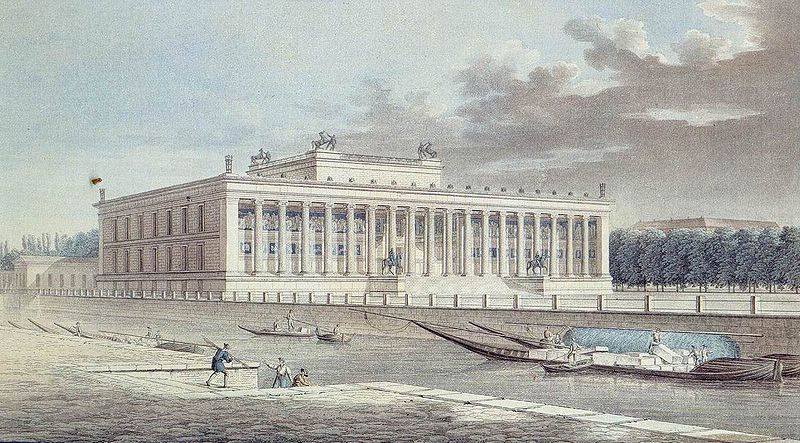 Archivo:Berlin Altes Museum Friedrich Thiele 1830.jpg