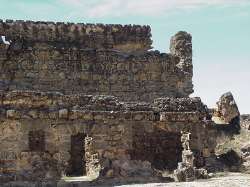 Ruinas del interior del castillo