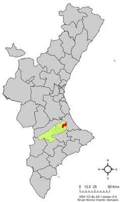 Archivo:Localització de Llutxent respecte del País Valencià.png