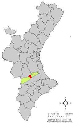 Archivo:Localització de Montesa respecte del País Valencià.png