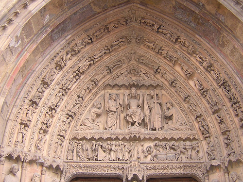 Archivo:Catedral de Leon.Timpano.jpg