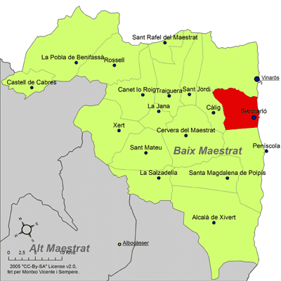 Archivo:Localització de Benicarló respecte del Baix Maestrat.png
