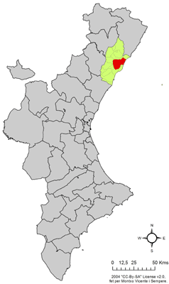 Archivo:Localització de Cabanes respecte del País Valencià.png