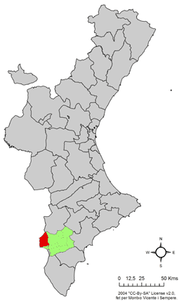 Archivo:Localització del Pinós respecte el País Valencià.png