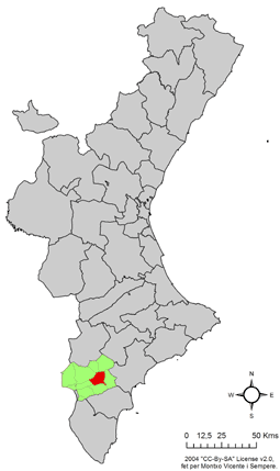 Archivo:Localització de Novelda respecte el País Valencià.png