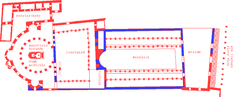 Archivo:Anastasia Rotonda 4th century floor plan 2.png