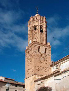 Archivo:Torre de la Iglesia de Navarrete del Río. Teruel.jpg