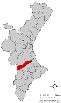 Archivo:Localització de la Costera respecte del País Valencià.png