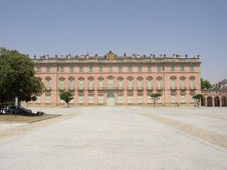 Vista frontal del Palacio Real de Riofrío.