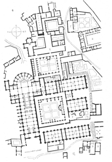 Plano de la Abadía de Claraval