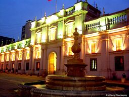 Frontis Palacio Presidencial La Moneda
