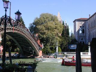 El Puente de la Academia (Ponte dell'Accademia en italiano).