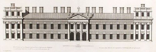 Hospital de Greenwich, ejemplo de Palladianismo inglés.