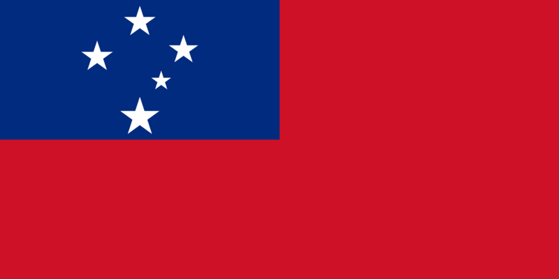 Archivo:Flag of Samoa.svg