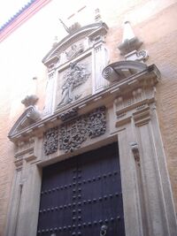 Portada del convento Madre de Dios de Sevilla, obra de 1590 de Juan de Oviedo.