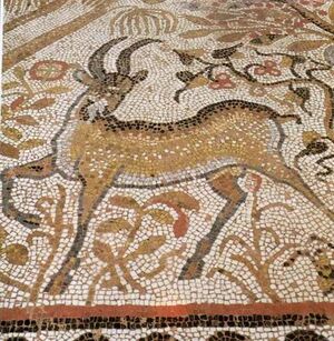 Uno de los mosaicos de la Basílica.