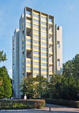 Torre de viviendas en la Interbau, Berlín (1957)
