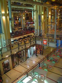 En el edificio funciona actualmente el Abasto Shopping, uno de los más importantes centros comerciales de la Argentina