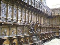 sillería del coro de la catedral de Burgos