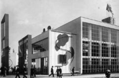 Pabellones del INA en las Ferias de Milán y Bari (1935)