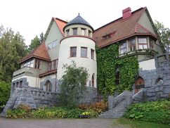 Casa estudio Hvitträsk, hogar de Saarinen en Kirkkonummi (1903)