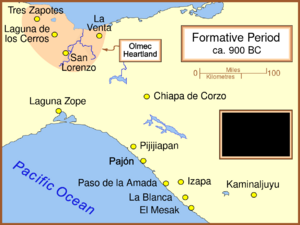 SE Mesoamerican Formative Period sites.svg