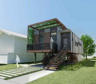 [http://www.plataformaarquitectura.cl/2008/01/31/brad-pitt-make-it-right-13-propuestas-para-nueva-orleans/#more-5799 Proyecto "Make it Right" para Casa Sostenible