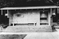 Sauna del pabellón de Finlandia para la Exposición Internacional de Bruselas de 1958 (1956-1958)