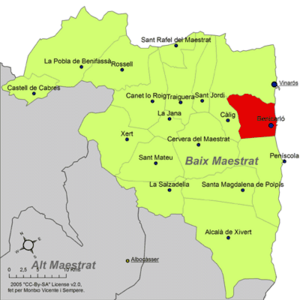Localització de Benicarló respecte del Baix Maestrat.png