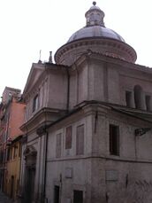 Fachada de la iglesia de Eligio degli Orefici (1602-1613)