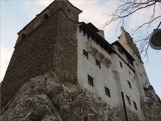 Castillo de Bran. Vista de los muros