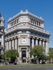 Banco Español del Río de la Plata, Madrid (1910-1918) junto con Antonio Palacios