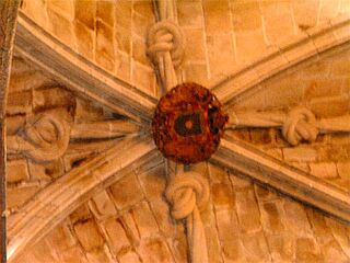 Bóveda dos nós, en la Catedral de Viseu, de João de Castilho