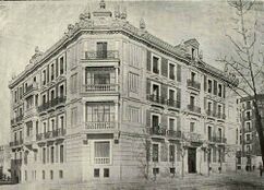 Edificio de viviendas en Alfonso XII, Madrid (1900)
