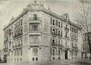 Casa de D. Bruno Zaldo (Madrid), en Arquitectura y Construcción, marzo de 1906 (cropped).jpg