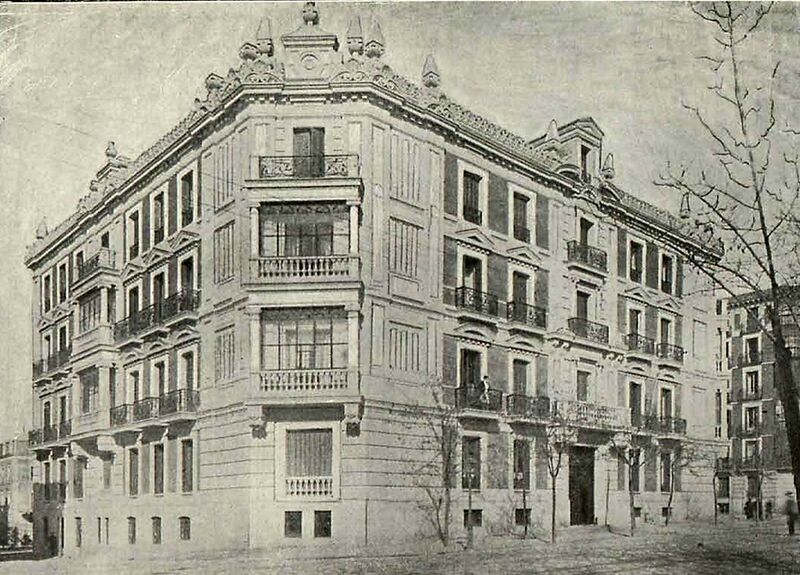 Archivo:Casa de D. Bruno Zaldo (Madrid), en Arquitectura y Construcción, marzo de 1906 (cropped).jpg
