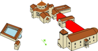 Localización en el Palacio (en rojo)
