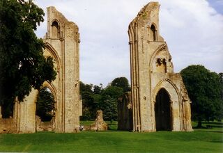 Las ruinas de la abadía.