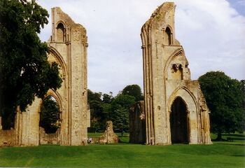 Las ruinas de la abadía.