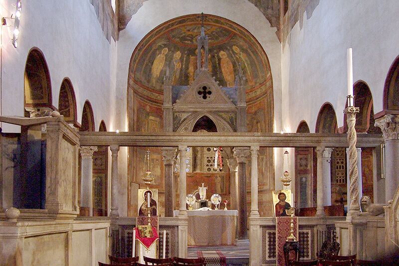 Archivo:Roma Santa Maria in Cosmedin BW 1.JPG