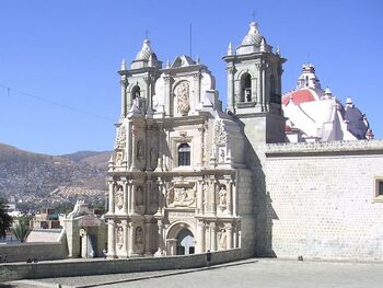 Basílica de Nuestra Señora de la Soledad, en la ciudad de Oaxaca de Juárez.