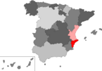 Localización de la provincia de Alicante en España