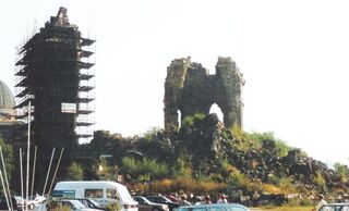 Ruinas de la Frauenkirche en 1991