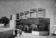 Pabellón de los Hexágonos, Madrid (1956-1959), junto con José Antonio Corrales.