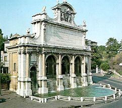 Fontana dell Acqua Paola, Roma, junto con Giovanni Fontana ( -1613)