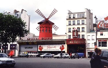 El Moulin Rouge de día