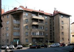 Edificio de viviendas pequeñas en Ypsilantiho 4, Brno (1936-1938)