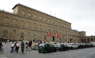 El Palacio Pitti, un centro de exhibiciones y atracción turística de Florencia.