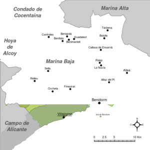 Guadalest-Mapa de la Marina Baja.svg