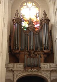 L'orgue de l'église Saint-Gervais.